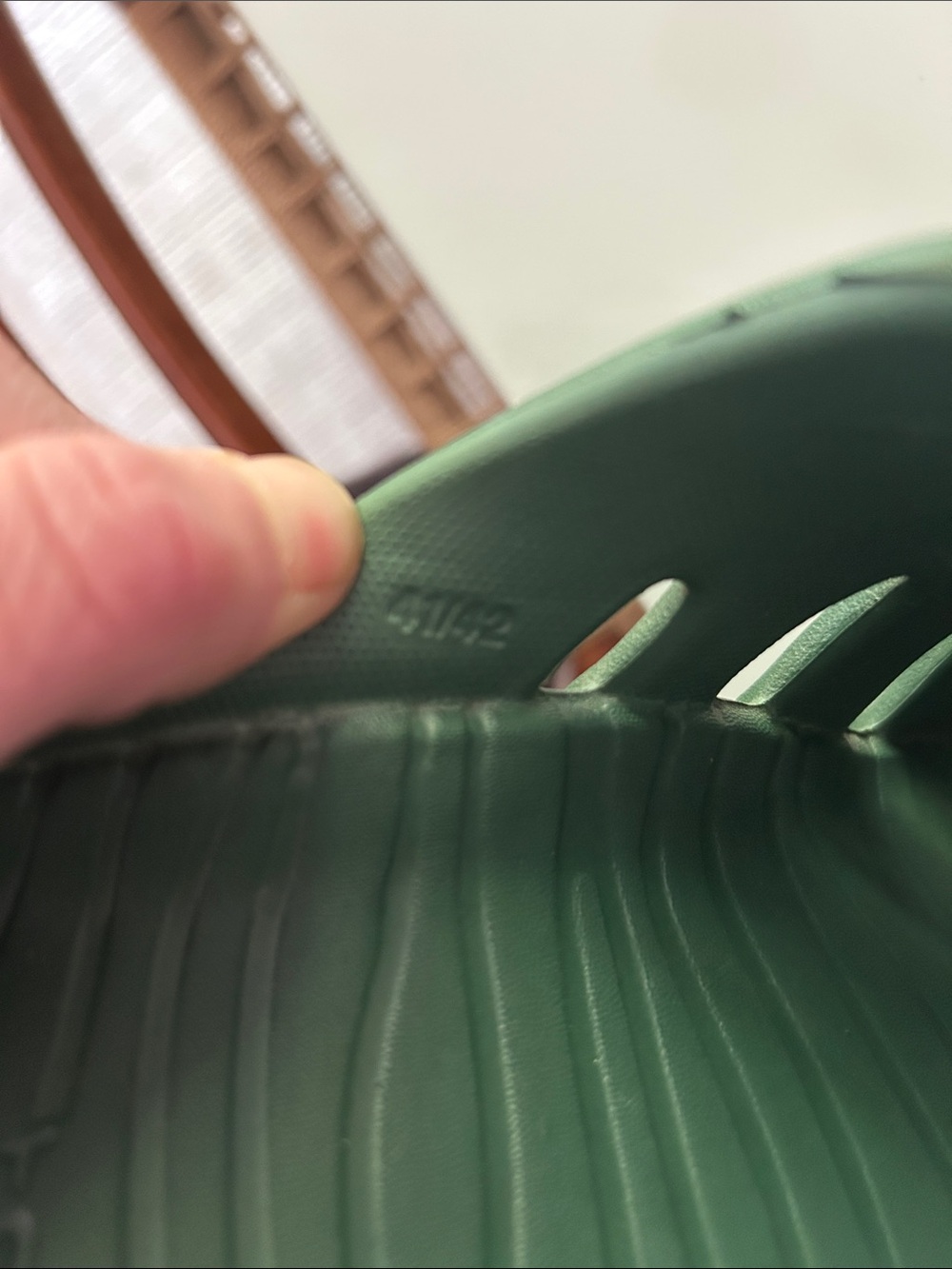 Unsent Studio Monstera Leaf Slip-On Foam Clog - Picture 6 of 6